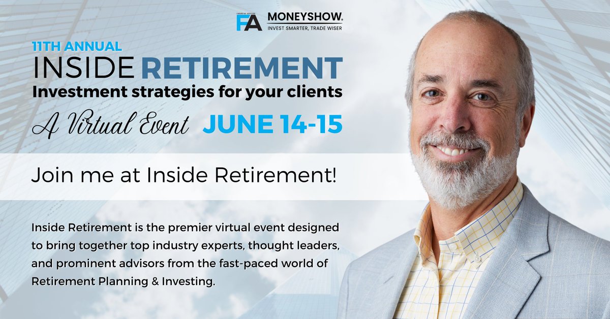 thedacfp's tweet photo. Today, @ricedelman joins @FAmagazine’s #insideretirement #virtualevent to share why the current #investment environment requires #advisors to make major changes to their firms: https://t.co/L4zuQOb3y1
#technology
#financialplanning
#retirement https://t.co/GT95agcWkD