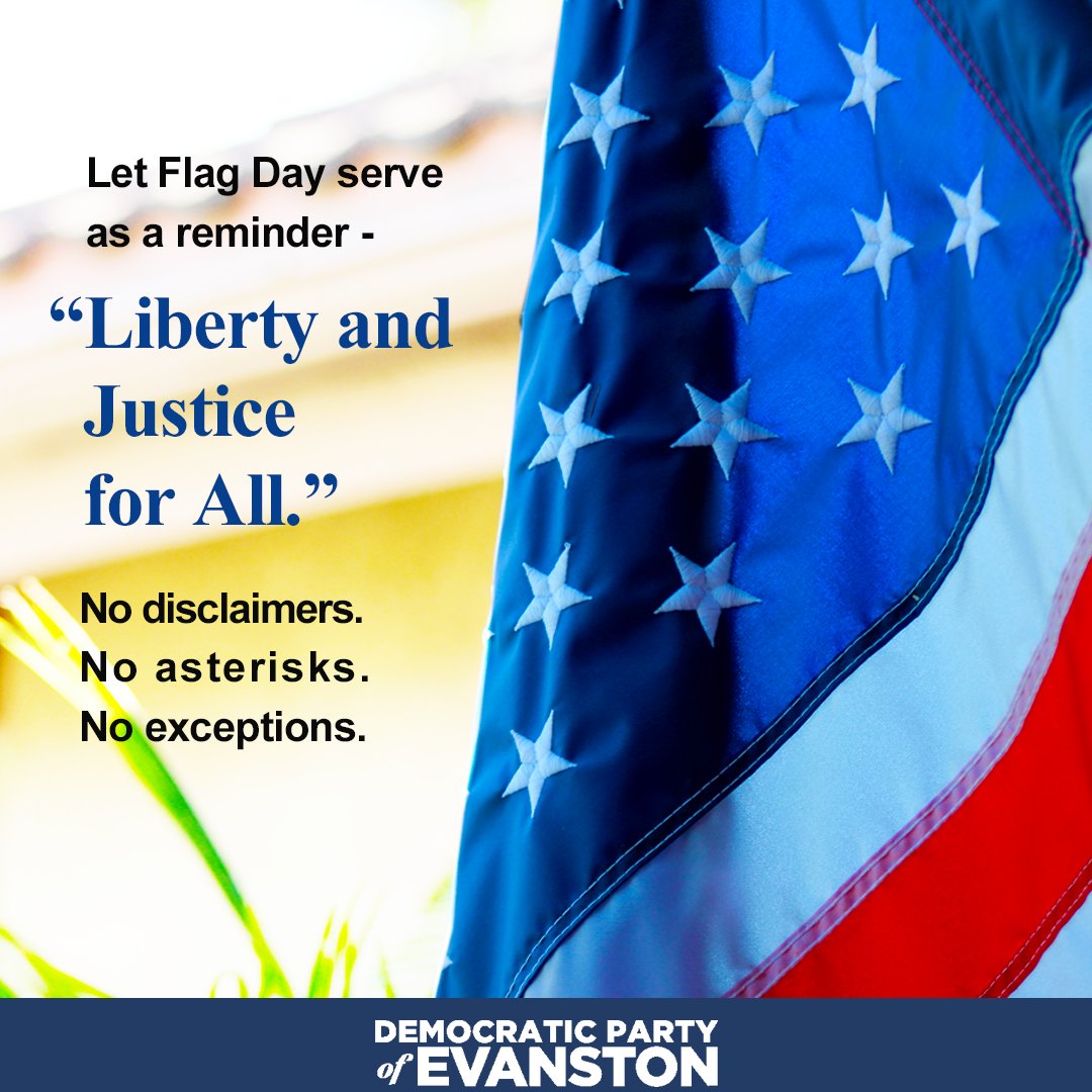 Evanston Democrats tweet media