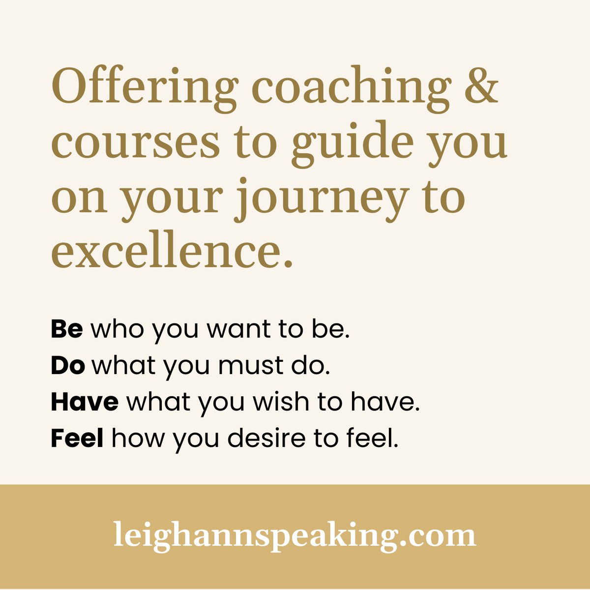 leighannorsi's tweet photo. BE⁠
DO⁠
HAVE⁠
FEEL⁠
...⁠
⁠
In that order https://t.co/yqfWuxxx2c