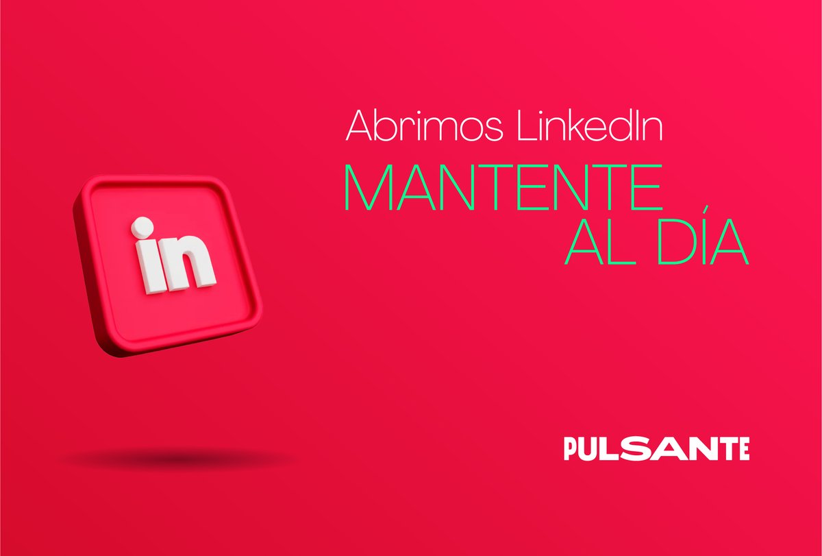 #MantenteAlDía

Dale follow y no te pierdas las novedades
👉 bit.ly/In_Pulsante

Informes, hallazgos, recursos y más sobre el #EspacioCívico