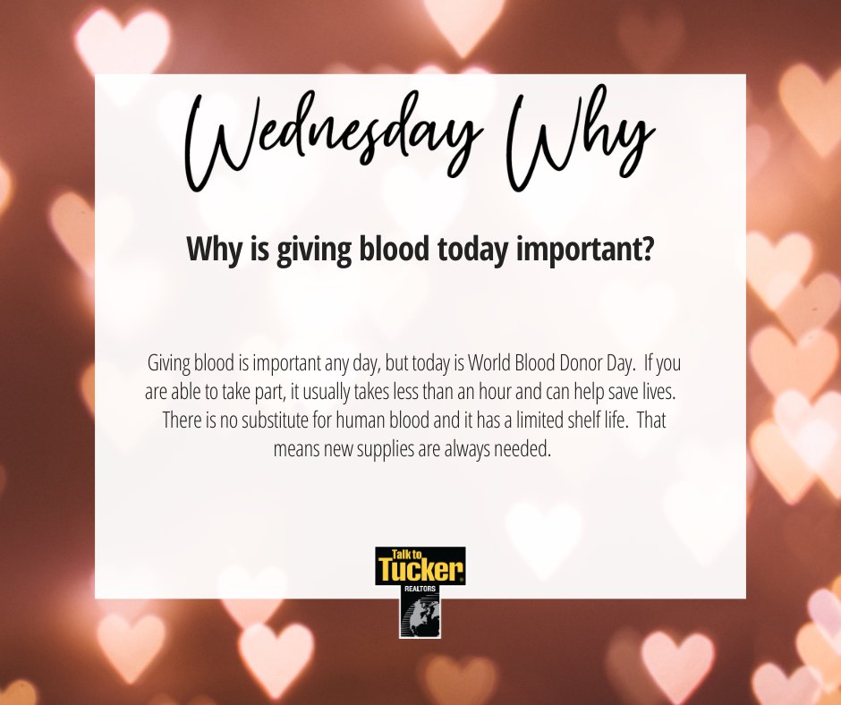 missyn1967's tweet photo. Let's all do our part and give blood today! https://t.co/Kj50xJUevl
