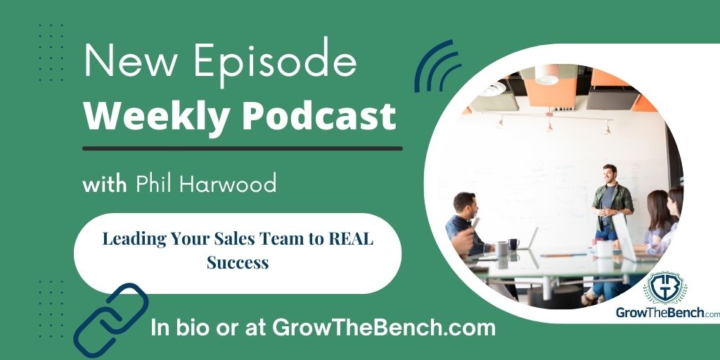 On this week's blog and podcast, Phil discusses ways to be leading your sales team... Check it out through the link in our bio.