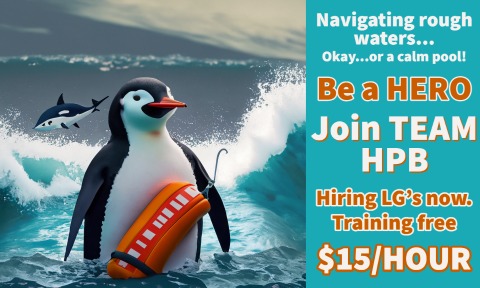 It's time to join TEAM HPB.  Check out the new pay rate - $15-17/hour!!  And we train you for FREE...Nice!  Apply today to join our July LG class!! #HPBNat #Lifeguard #BestJobEver #OneMission