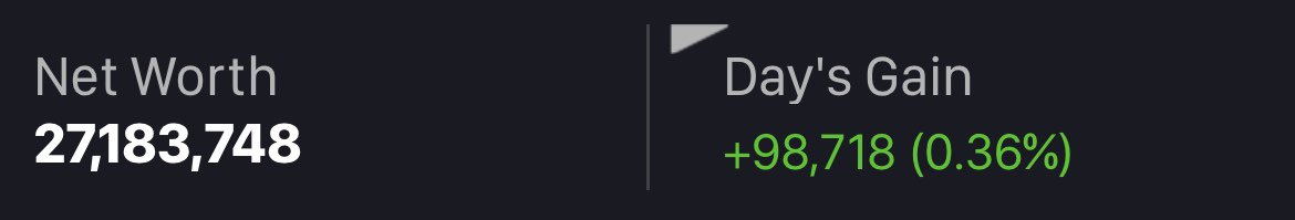 3percenttrader's tweet photo. @Ronaldofied @dmuthuk Bhai ye to moneycontrol ka screenshot h🥲 aise to i have 2.7 cr https://t.co/g33Xv5Skhp
