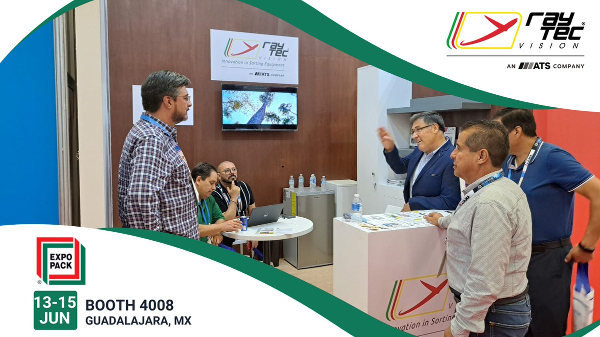 Ready for Day 2 at #ExpoPack in Guadalajara.
We can't wait to meet all our customers at 𝗕𝗼𝗼𝘁𝗵 𝟰𝟬𝟬𝟴 (Italian Pavillion).
.
#foodexhibition #expopack2023 #expopackguadalajara #foodsorting #foodquality #foodsafety