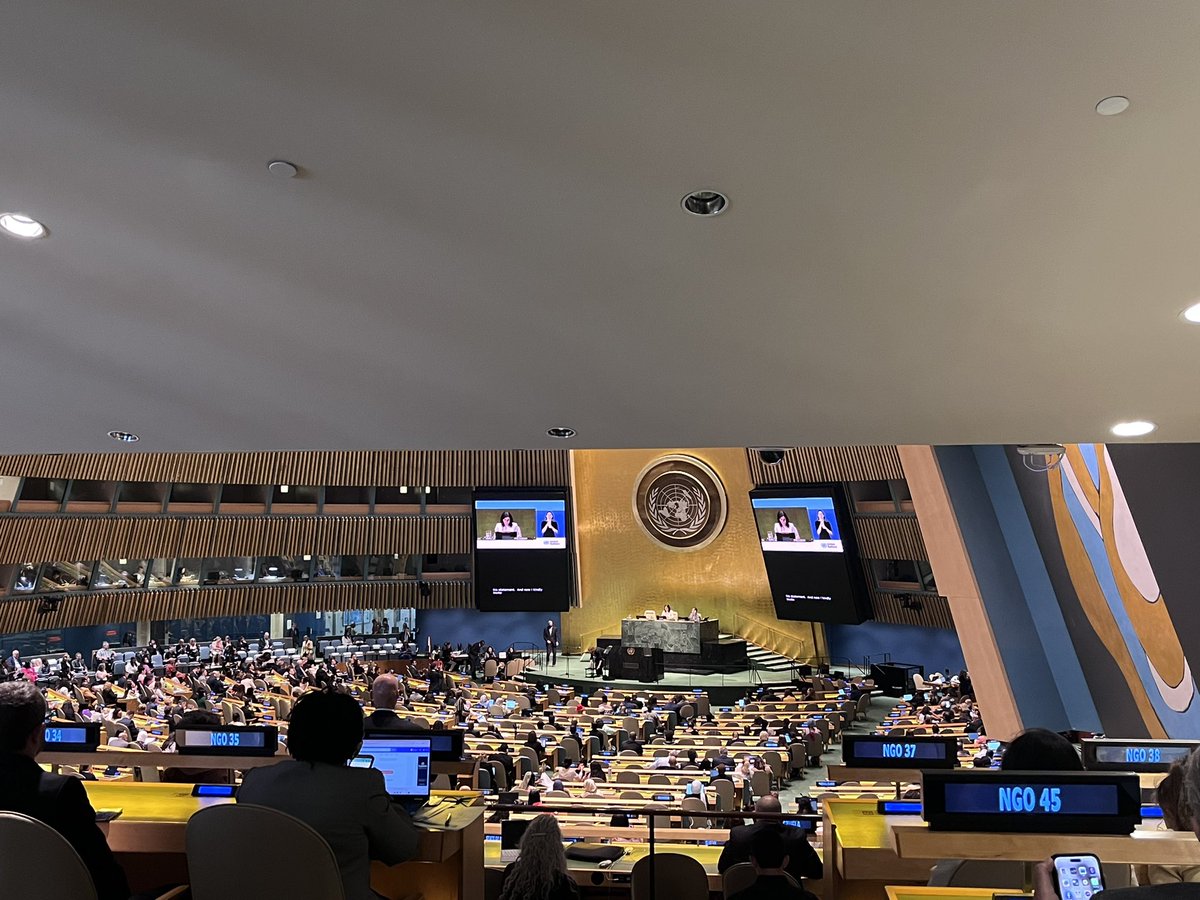 Listening and learning about the <a href="/UN/">United Nations</a> #CRPD #COSP16 about human rights policies to improve the lives of persons with disabilities &amp; how we can and must do better nationally in Canada and internationally