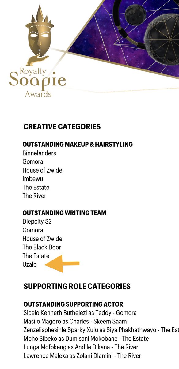 The rhetoric around the shows with the highest ratings is weird. Especially recently. The Royal Soapie Awards nominated Uzalo for WRITING for the 1st time, yet Twitter is still questioning why people watch it? People are clearly watching these shows. Whether we like it or not.