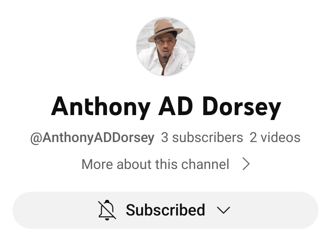 AlonHolliday's tweet photo. Subscribe! @_AnthonyDorsey https://t.co/CCfUaBIsX5