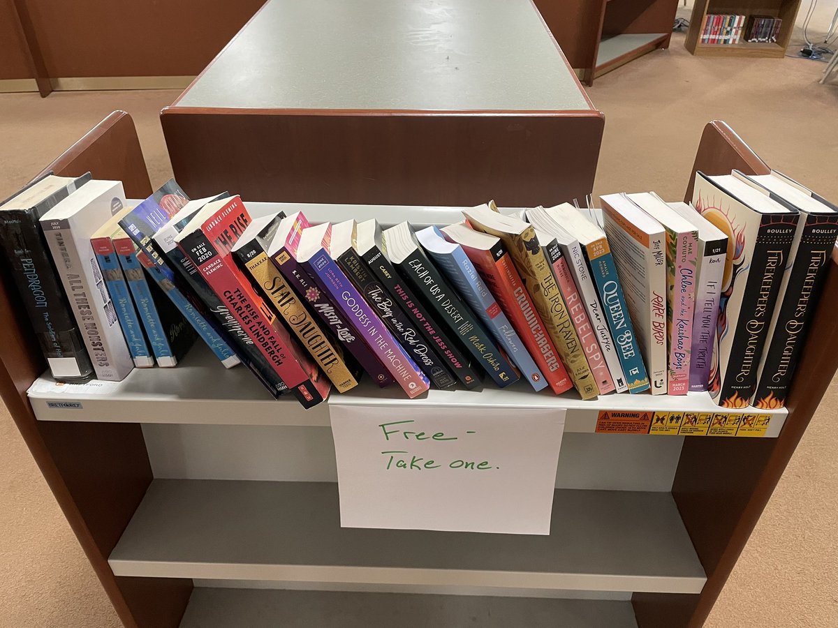 Come grab a book to take home. Enjoy a good book this summer!