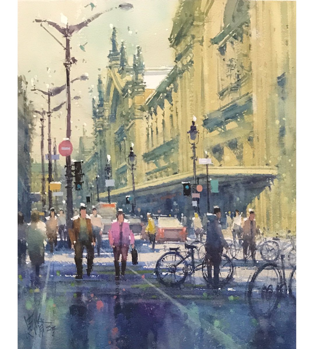 巴黎北站
Gare du Nord
40x32cm

#watercolor #watercolour #watercolorpainting #watercolorartist #watercolorart #水彩 #水彩畫 #水彩画 #繪畫 #paint #painting #art #artist #sketch #draw #landscapepainting #landscapepaintings #citypainting #aquarelle #acuarela #acquerello