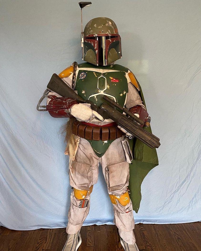 501CTG's tweet photo. Congratulations to our newest member Brenda B (BH-10544) on the approval of her Boba Fett ROTJ! Well done on the costume and serve the Empire well with your bounty hunting skills. #501stlegion #StarWars #BobaFett https://t.co/aajoPJ8ymS