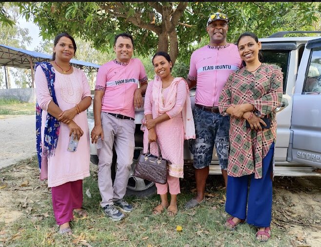 DrMoncrieffe's tweet photo. Cycling Mithila arts and Imigongo fusion of vivacity by @AngeloMutangana👊🏾✅🙏🏾Original cross-cultural education, arts and humanities fusion 🇬🇧🇳🇵🇷🇼 @DrMoncrieffe @nubnepal @ChasteUwihoreye #ubuntucyclingstyle👊🏾 https://t.co/v4Bzb62MNa https://t.co/fBshVhNR0B