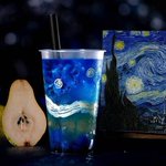 ゴッホの絵画をモチーフにした夏限定ドリンクを大阪のカフェで販売!