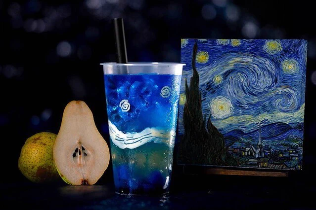 ゴッホの絵画をモチーフにした夏限定ドリンクを大阪のカフェで販売！