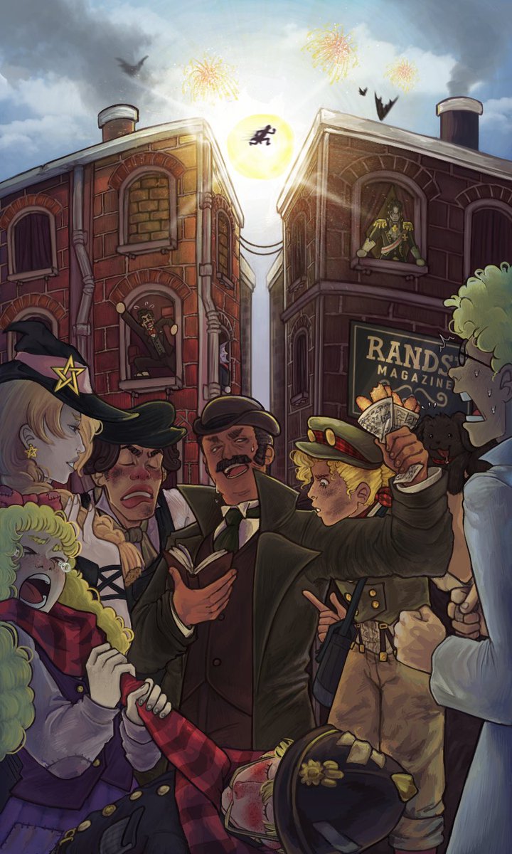 AlienadoArt's tweet photo. Second piece I did for @SholmesZine to go with @Notebooked ‘s amazing fic! The story’s a blast and I couldn’t have asked for a better reason to draw Mr. Gregson 😭😭😭

https://t.co/ScD1lV88W6 https://t.co/f8BuRdh94u