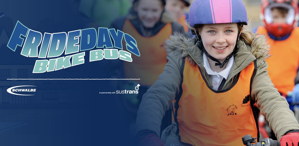 Want to start a #BikeBus? Why not check out the link below to download your FREE @fridedaysbb resource to get your #BikeBus on a roll! 👇🏻🚲🎶🏴󠁧󠁢󠁷󠁬󠁳󠁿🤩 2/2 sustrans.org.uk/campaigns/frid…