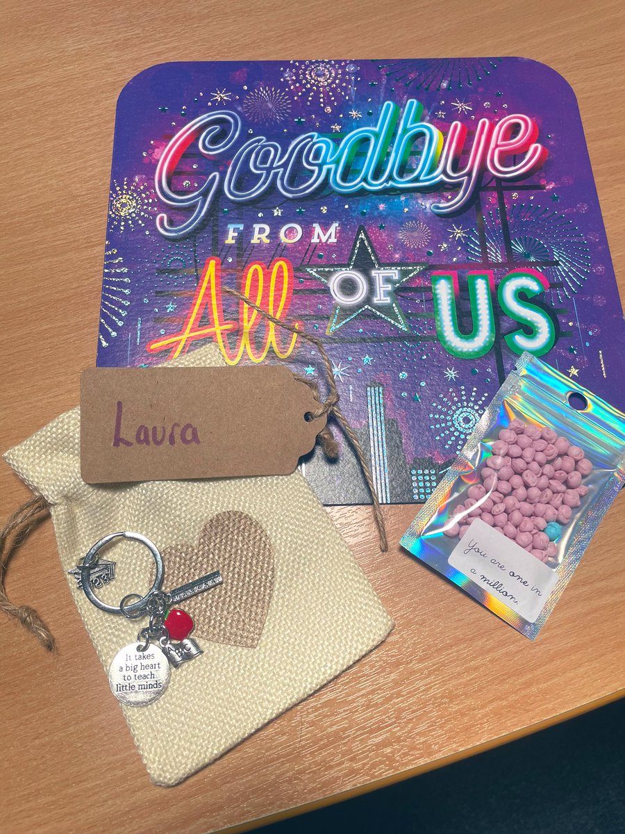 MrsL_Wilson's tweet photo. A lovely way to start my day - some lovely messages and trinkets from our outgoing year 11 https://t.co/5HrXfx9l1q