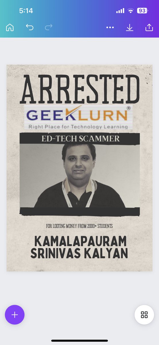 GauthamDR_P's tweet photo. @RBI @PMOIndia @FinMinIndia 

An institution called @GeekLurn @GeeklurnA has cheated 1800 students by taking education loan on students name. @abcapital @abfinance has also involved with this fraud institution.

#GeeklurnScammedUs
#OnlineEducationScam
#GeeklurnScam https://t.co/t21VBFH8Uq