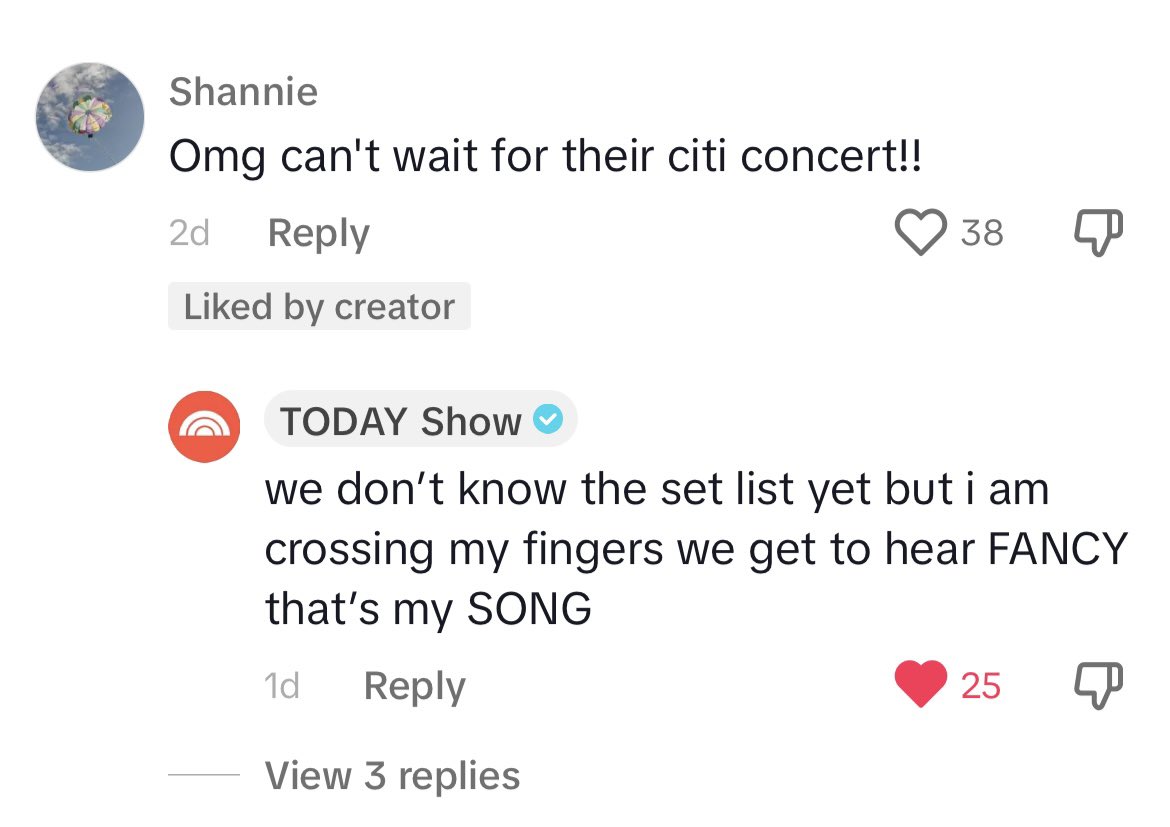 Has anyone seen how awesome the @TODAYshow Tiktok account is? A true ONCE! 💖🍭 

#TWICE #citiconcertseries #TWICEonTODAY