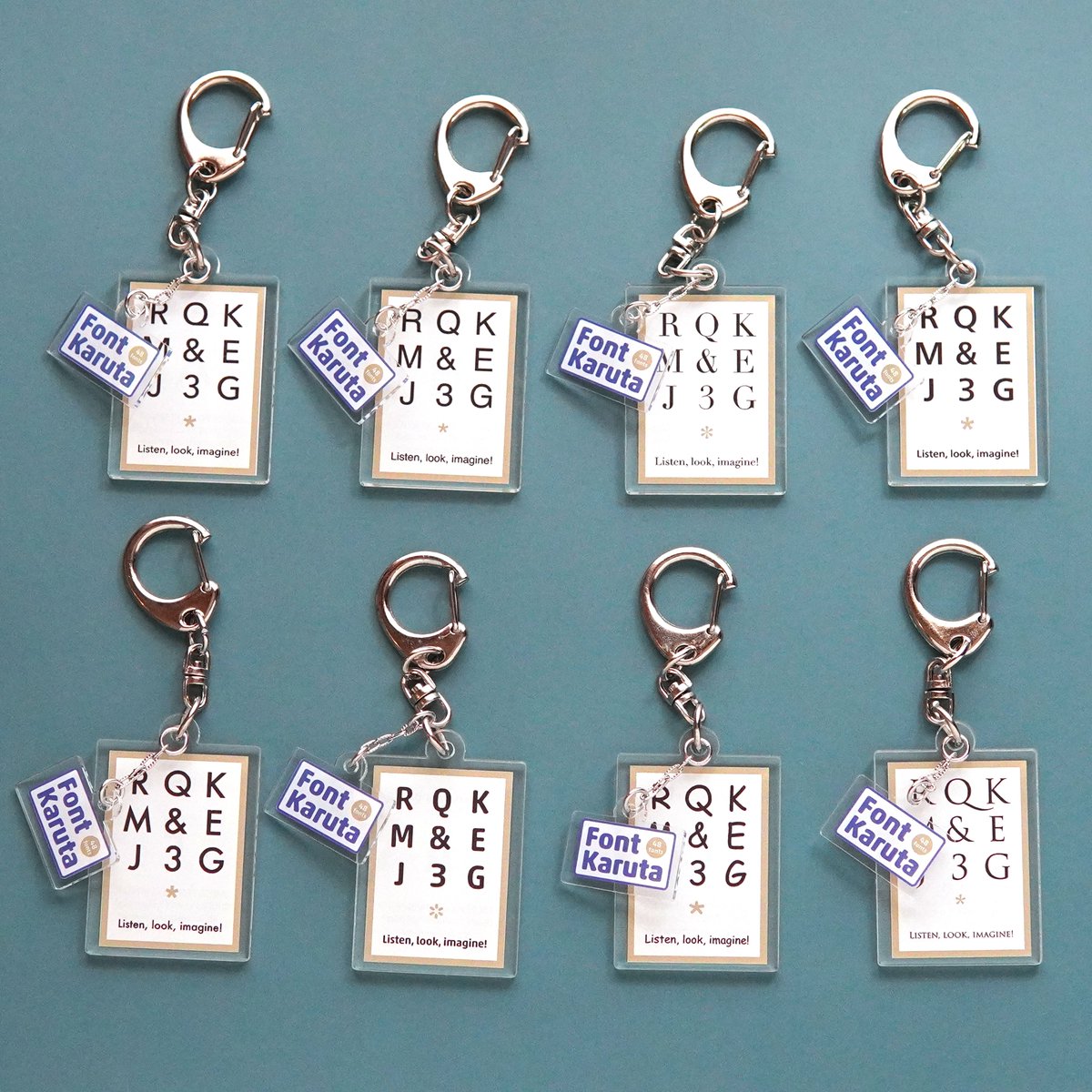 font_karuta's tweet photo. いよいよ今週の土曜日!
『Type& 2023』の会場では、本イベントのために特別に作った、フォントかるた欧文版キーホルダーのガチャポンマシーン(1回500円)を設置します。数に限りがありますので、引きたい方はお早めに🙌
『Type& 2023』のお申し込みはこちら↓↓↓↓↓↓
https://t.co/lJpEZmY2mq https://t.co/5VHouDWVsp