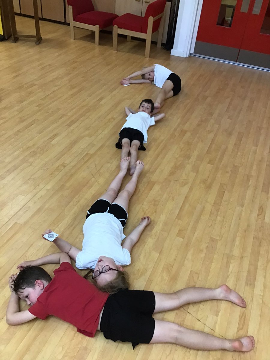 TheEllisY2's tweet photo. In PE today we have been doing team building games and practising following instructions. We had to make numbers with our bodies. Can you guess the numbers we have made? #TheEllisY2 #GetSet4Education #GetSet4PE https://t.co/yVJBZKZATM
