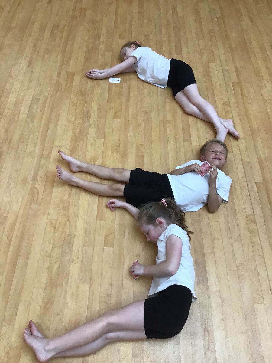 TheEllisY2's tweet photo. In PE today we have been doing team building games and practising following instructions. We had to make numbers with our bodies. Can you guess the numbers we have made? #TheEllisY2 #GetSet4Education #GetSet4PE https://t.co/yVJBZKZATM