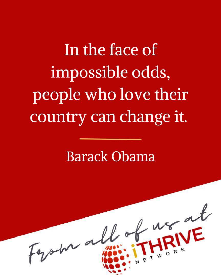 With the love of your country comes the Ernest desire to do more to contribute to her development. What are you willing to do to contribute to Nation building?

As always iThrive is here to provide you with the perfect environment to birth your ideas.

#coworking #coworkingspace