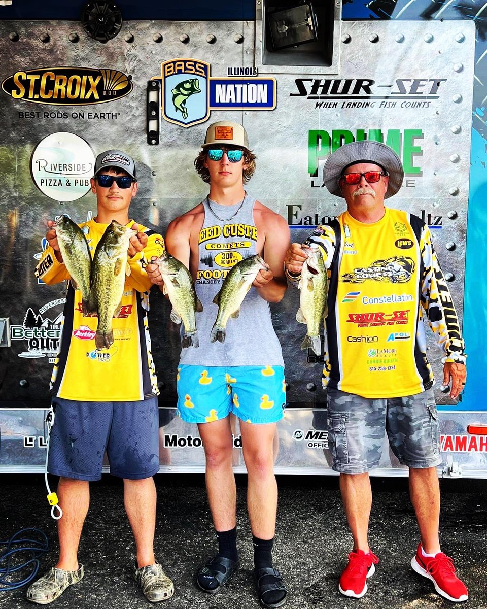 bass00ms's tweet photo. Reed Custer H.S. Casting Comets 💫 Braidwood IL. Illinois Bass Nation IBN H.S. Championship on the Des Plaines River/ Kankakee River. Last weekend a two day event, Blake &amp; Bret finished in 7th place. Congratulations 👍 https://t.co/um1EdOaFoy