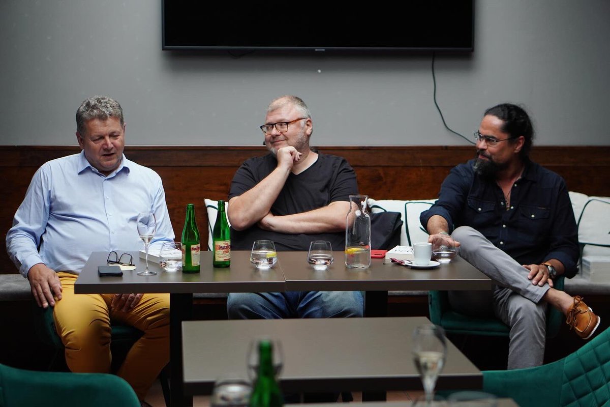 studenik's tweet photo. Public reading from our book, the Art of Failure, in Hradec Králové with @JosefHynek and Petr Stančík. https://t.co/WFDgIFuF7c #ScienceOfFailure https://t.co/WCCLvfTrdW