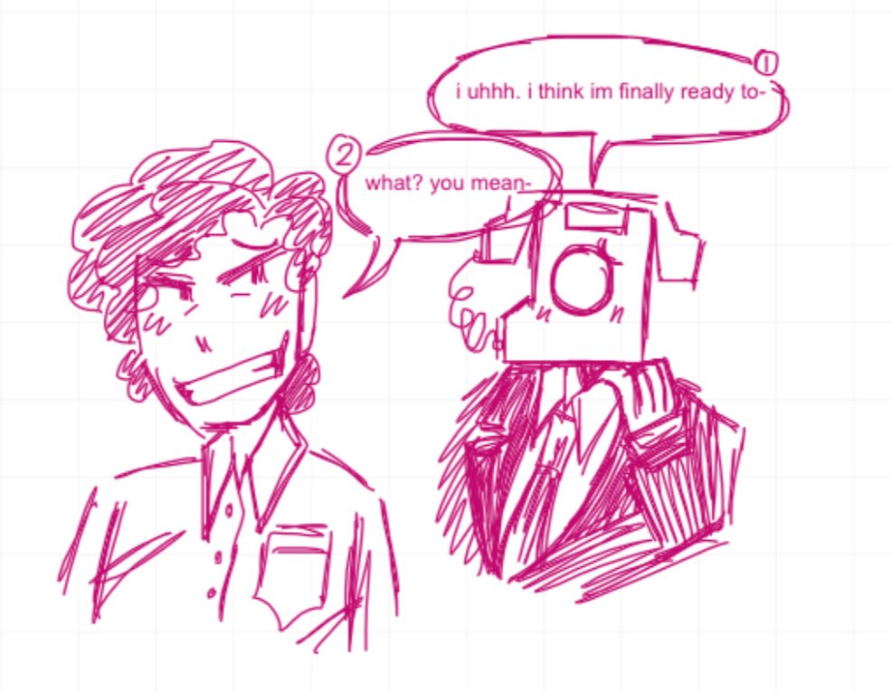 _DrToxic_'s tweet photo. are you proud of yourselves. are you PROUD. WHAT DID YOU THINK WOULD HAPPEN?? their loser barriers intertwined and now matt has a broken nose. (last image is an unrelated statt drawing)
#dsaf #dayshiftatfreddys https://t.co/KIL8kndujE