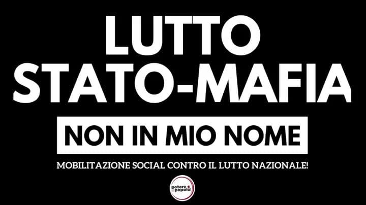 scirdikhan's tweet photo. #luttostatomafia non in mio nome https://t.co/H2fukUAxWc