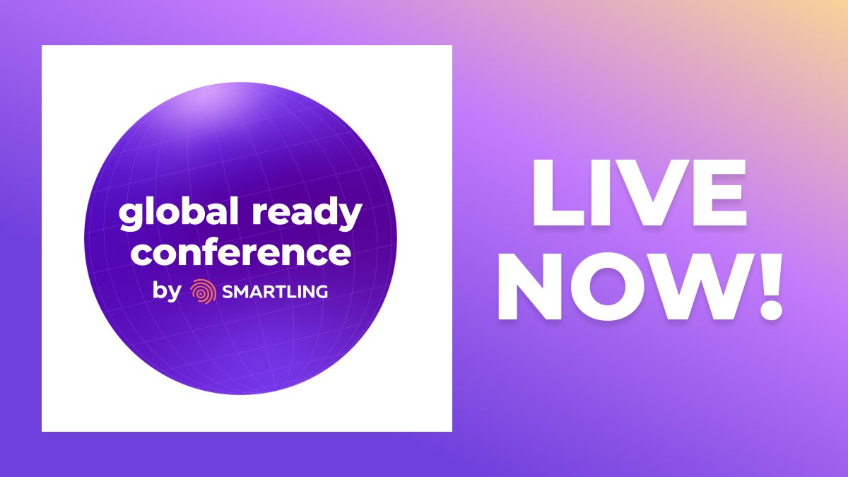 smartling's tweet image. 🎥 We're live!
Check your email if you registered for a link to join the event.
See you there!
#globalreadyconference #smartling #languageai #translation #localization #l10n #translator #gpt #machinetranslation #conference #saasgrowth