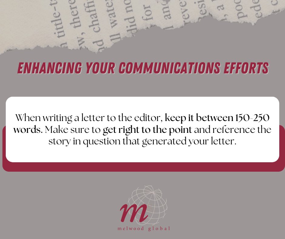 Did you see an article in the paper about an issue and want to share your thoughts? Write a letter to the editor.