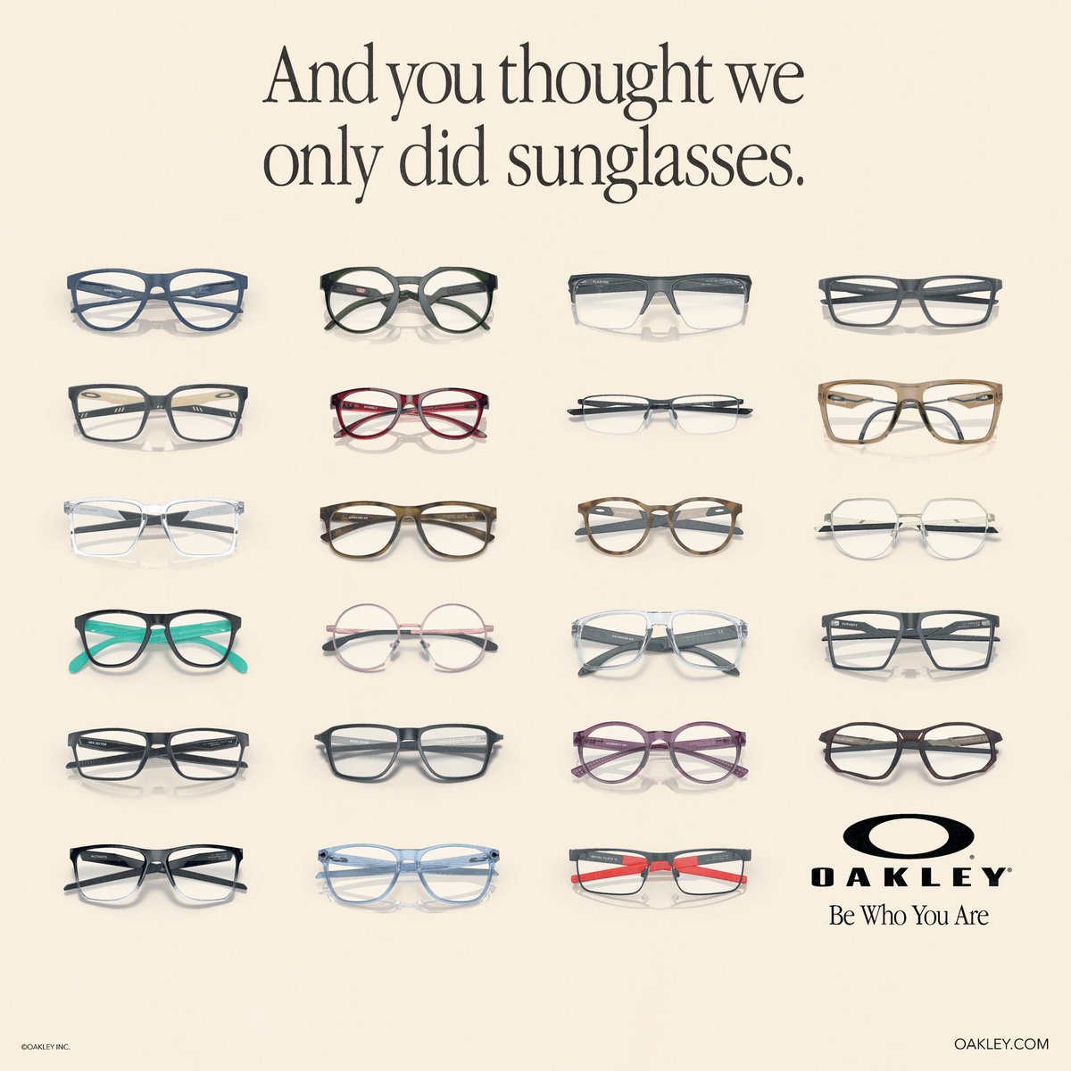 Discover Oakley prescription eyewear in the practice now.