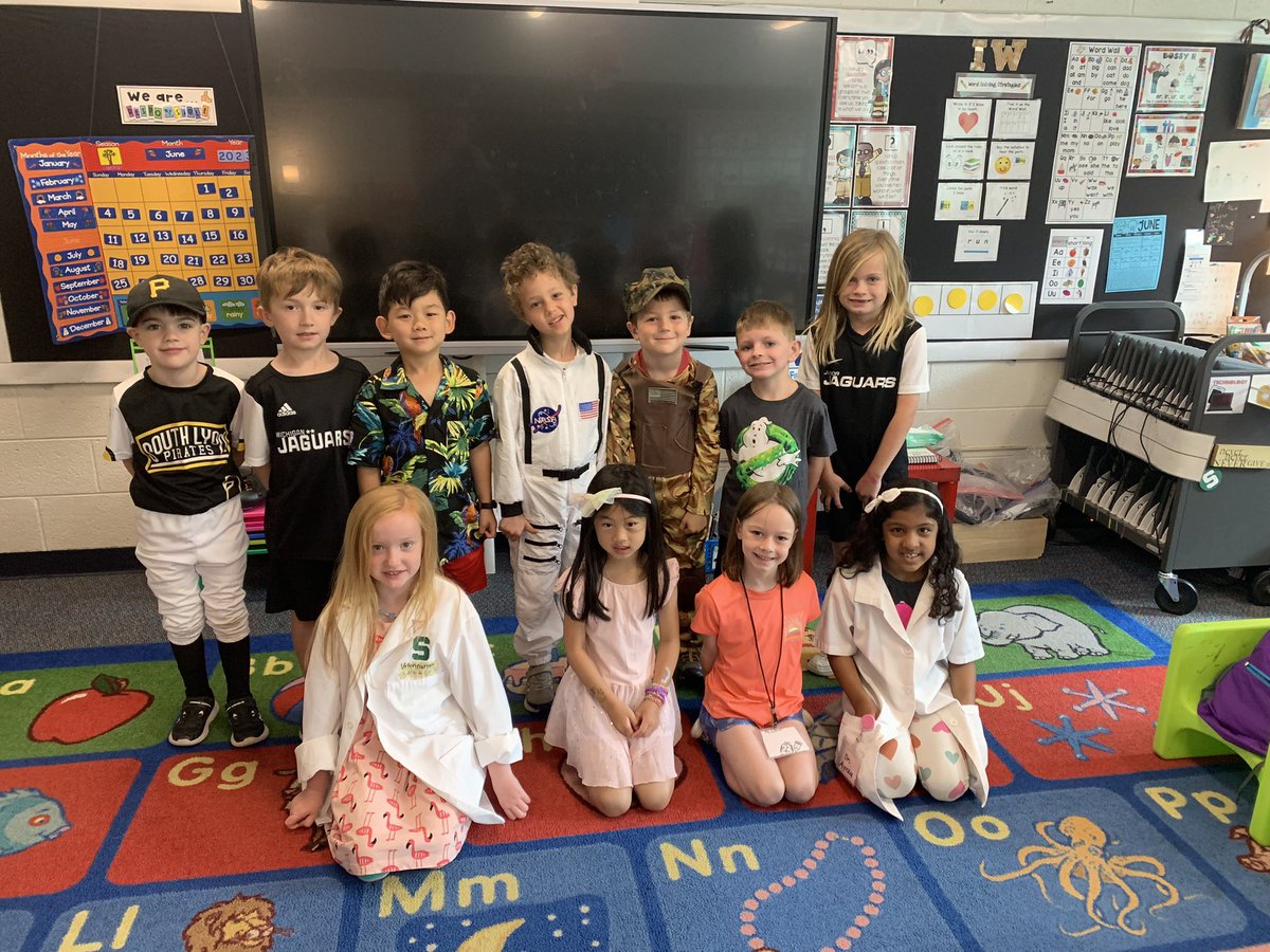 Backwards Bootcamp Cc Career Day! Way to go, Kindergarten friends! 💜