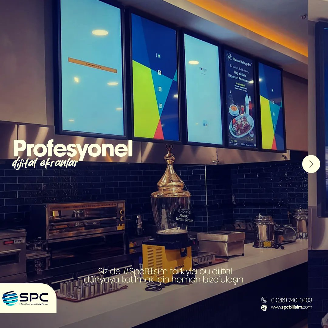 SpcBilisim's tweet photo. Siz de #SpcBilisim farkıyla bu dijital dünyaya katılmak için hemen bize ulaşabilirsiniz ☺️

☎️ : 0216 740 04 03 
📩 : info@spcbilisim.com 

#bursakebapevi #starcityoutlet #digitalsignage #videowall #led #lcddisplay #advertisingdisplay #digitalmarketing  #signage https://t.co/OWdwp7mhRn