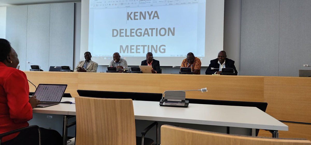 Kenya holds its fourth and last delegation meeting at the #BonnClimateConference. The Climate Change Directorate of the @Environment_Ke is chairing. #NationClimate @ntvkenya @NationAfrica