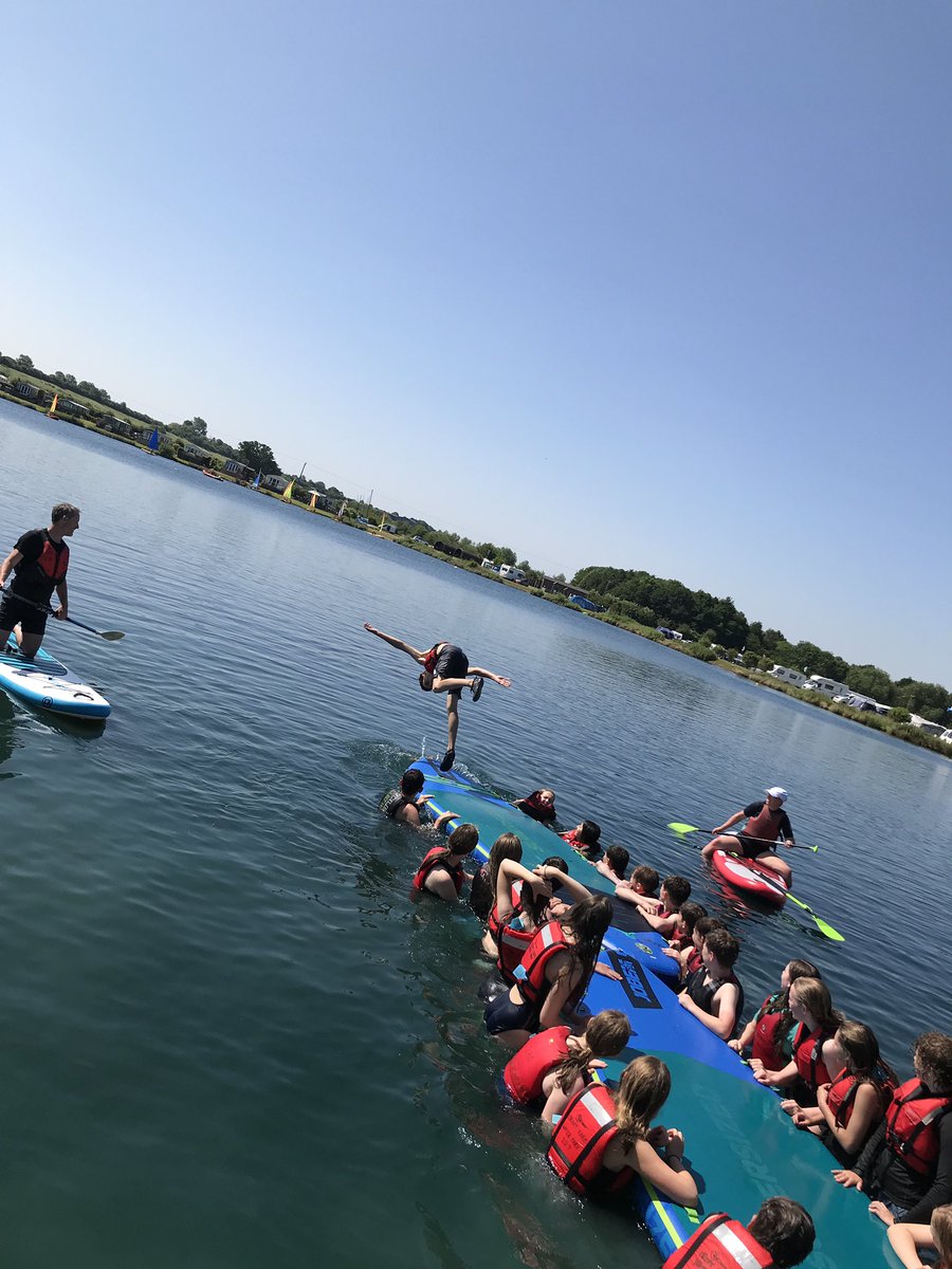 Last day of our Year 9 residential to Croft Farm and what a corker it was! #kayaking #paddleboarding thank you for having us <a href="/croftfarmpark/">Croft Farm Water Park</a> #SECtrips #SECpastoral