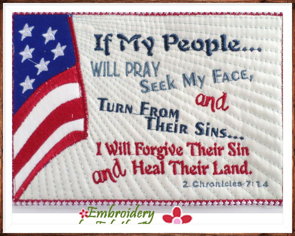Check out our In The Hoop Designs...some new...some classic

bit.ly/43ZEeB4

#EmbroiderybyEdytheAnne  #InTheHoopMachineEmbroidery  #Quilting  #Sewing   #BookMarks #MugMat #MugRug #FlagDay  #Faith