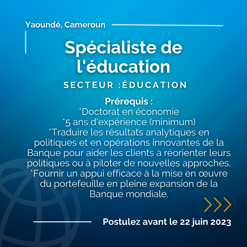 BM_Afrique's tweet photo. 📣Etes-vous prêt à agir pour mettre fin à la #Pauvreté,  plaider pour les #ODD et plus encore ? 

🌐Rejoignez les équipes de la @Banquemondiale!

Nous offrons de nombreuses opportunités à plusieurs niveaux. 
RT ou taguez !