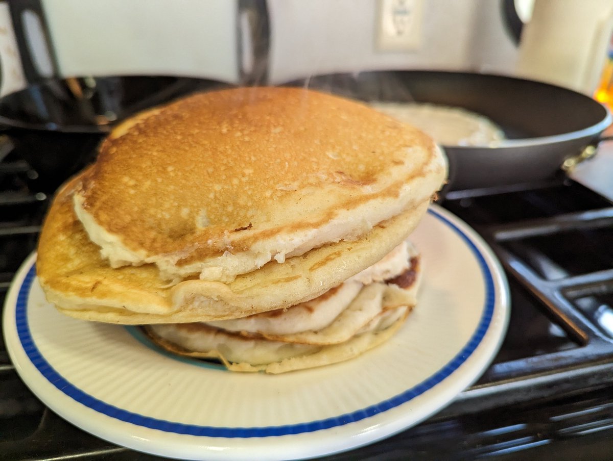 What goes best with a stack of buttermilk pancakes?