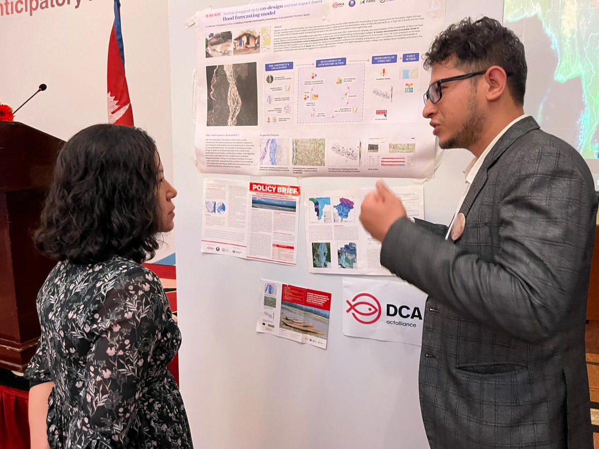 Sharing the Anticipatory Actions to flooding by @DCA_Nepal & @IHRRNepal at the Market Place of 2023 Asia-Pacific Dialogue Platform on Anticipatory Action. Join our session at the AA Highlights tomorrow !!! #Flood #APDialoguePlatform #AnticipatoryAction #Nepal @AnticipationHub