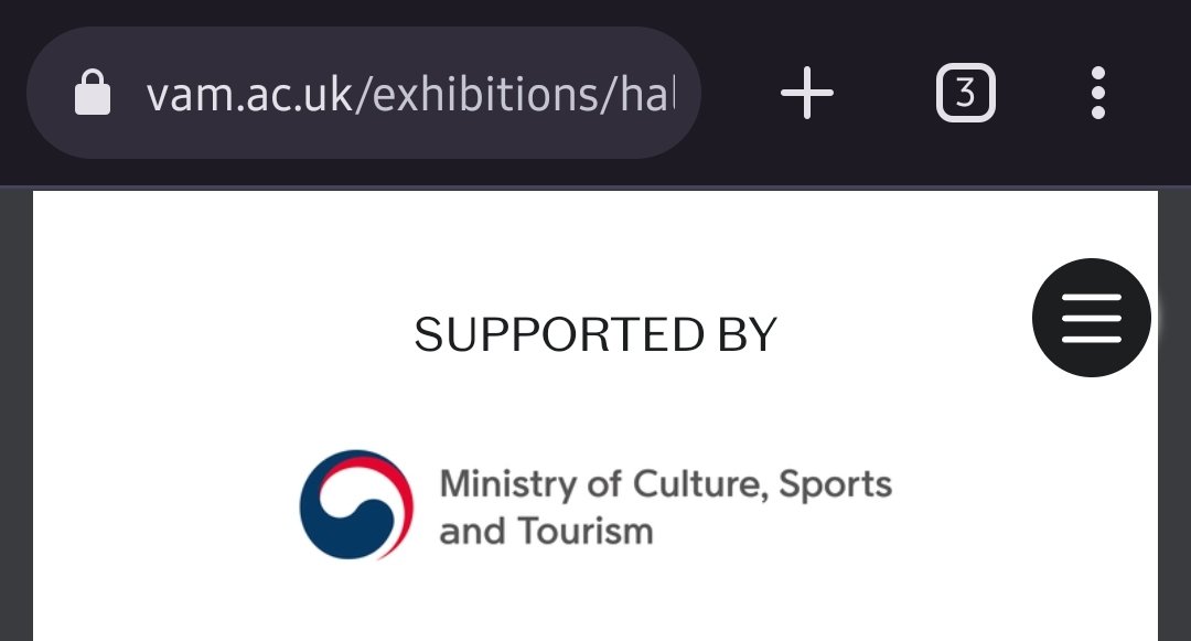 This is so cool! To be able to see Lee Dong Wook being featured (albeit a little) at such a famous museum in London 😊. Looking at the website, the exhibition is actually supported by the Korean government