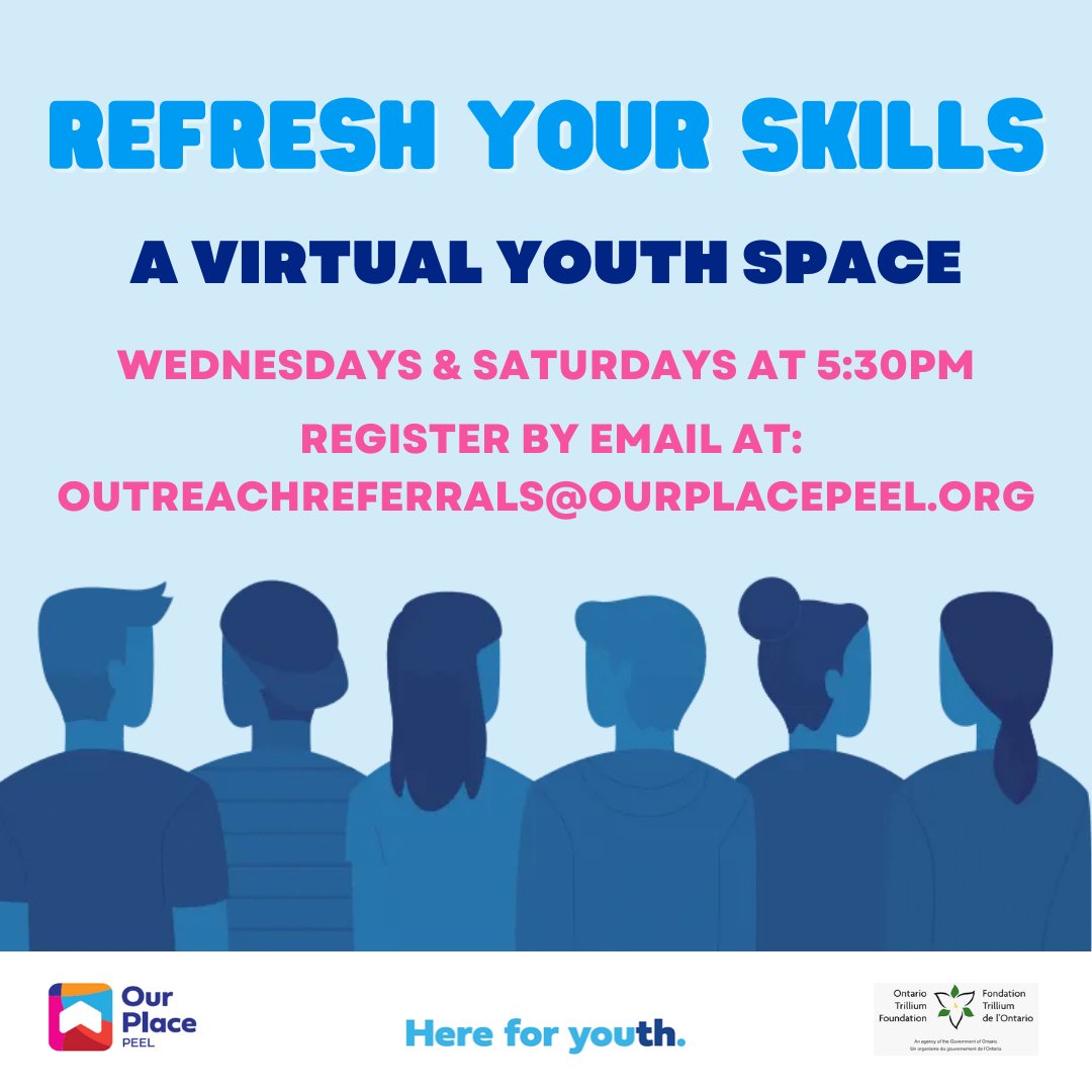 Develop more effective skills, speak your mind, and find the support you need! Please reach out if you would like to join our next group! outreachreferrals@ourplacepeel.org 

#ourplacepeel #refreshyourskills #peelregion