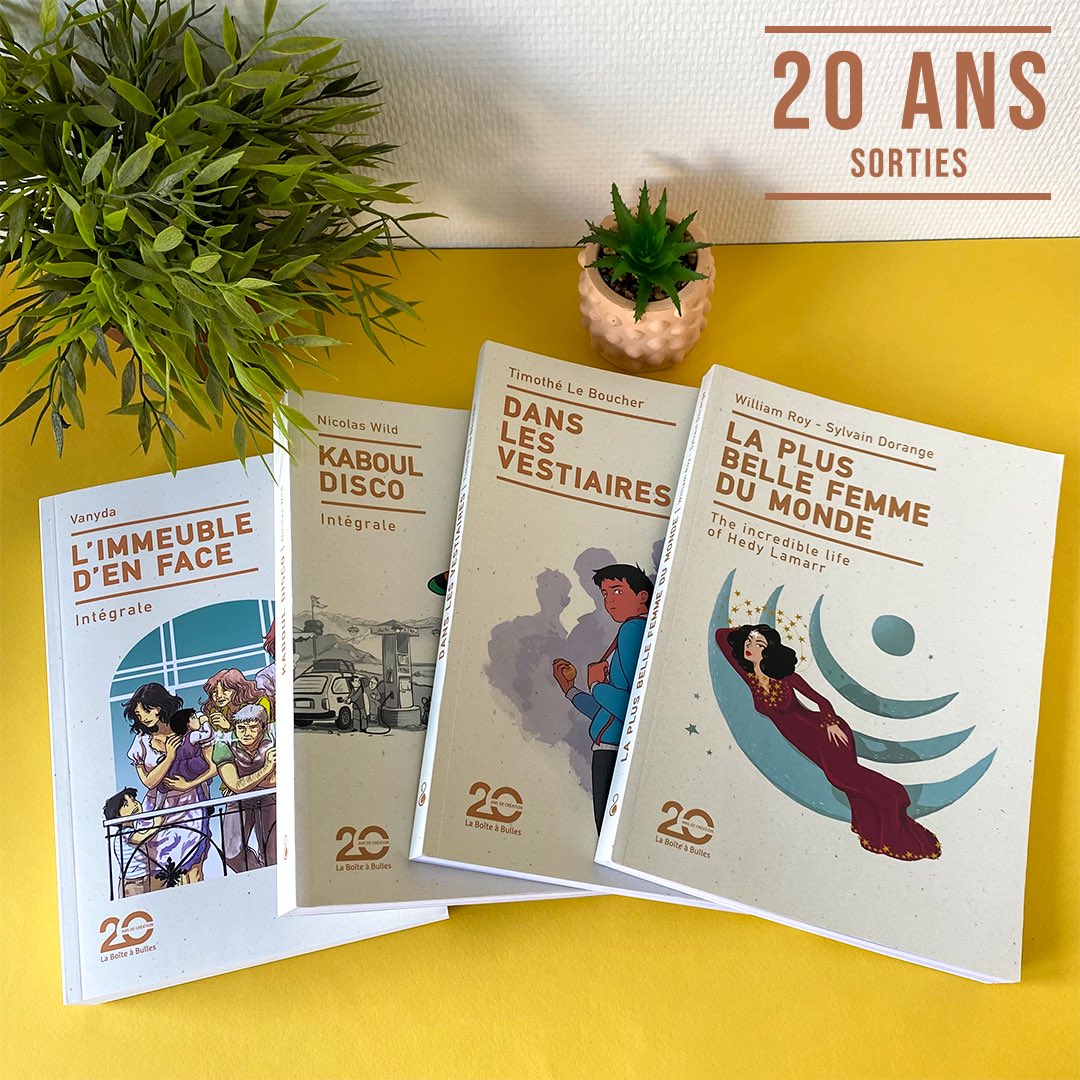 ILS SONT SORTIS ! 🔥Les 4 rééditions anniversaire de la BàB sont arrivés en librairie aujourd'hui, tout beaux et à petit prix !

20 ans de création, ça se fête non ?

#bandedessinée #bd #bdaddict #laboiteabulles #bab