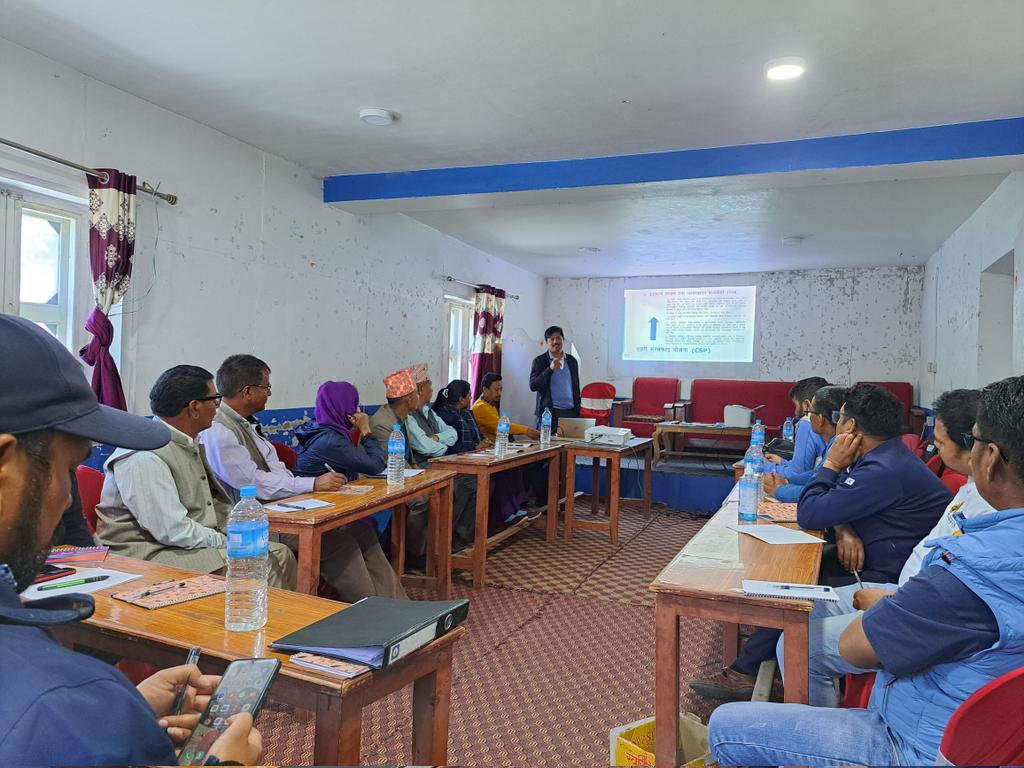 NDharala's tweet photo. With #keystakeholders, Municipal level #WASH #planningworkshop of #ChandannathMunicipality has been conducted on the basis of #citysanitationplan today. #WASHSDG @SnvNepal https://t.co/ZFZvgc4eXl