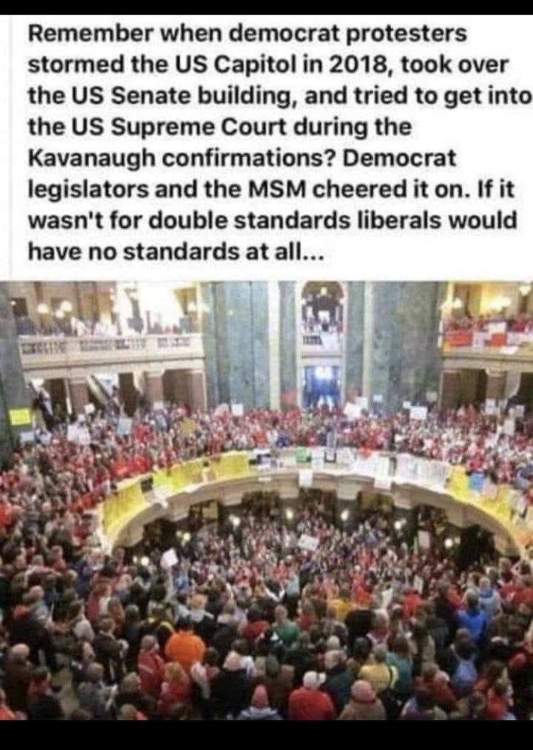 brixwe's tweet photo. The left took over a government building. Why wasn't this considered an insurrection? 👇👇👇 https://t.co/Ep3Ya9YsCw