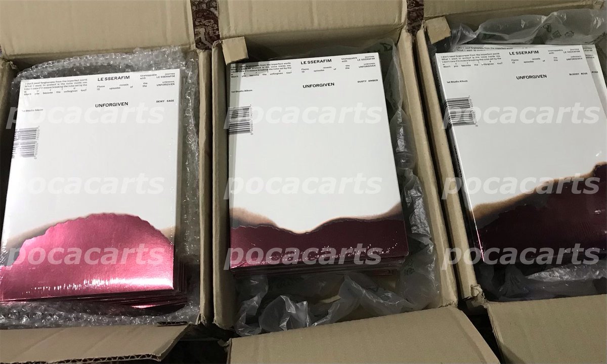 pocacarts's tweet photo. ‼️ price reduced ‼️

wts 🇲🇾 | le sserafim unforgiven SEALED album 

RM47/each | RM139/set
🐿 ready stock
🐿 no pob/benefit
🐿 24 hour reservation only

⬆️ shopee link in bio. higher price due to site fees

#pasarlesserafim #pasargirlgroup https://t.co/xOSCBNPhH7