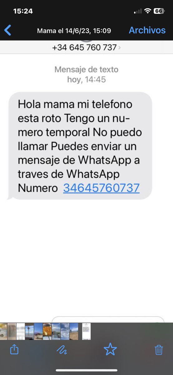 caxotazo's tweet photo. @policia estoy ahora mismo chateando con una persona que intentó estafar a mi madre haciéndose pasar por mi. Os paso capturas. https://t.co/6qRC0OkFa1
