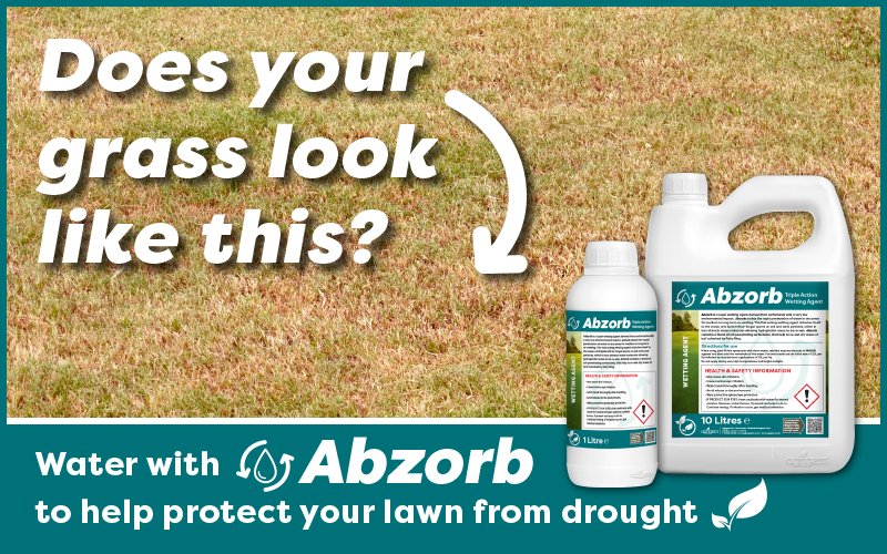 AgrigemLtd's tweet photo. Is your grass looking brown and dry? Well, water your grassed area with Abzorb to help protect it from drought this summer ☀🌱
Take a look at our Abzorb range here 👉 https://t.co/awQInyHIe3
#drought #abzorb #brownlawn https://t.co/ntMOnzr0yt